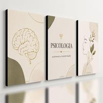 Kit 3 Quadro Decorativo Psicologia Consultório Terapia Saúde e2 Kit 3 Quadro Decorativo Psicologia Consultório Terapia Saúde e2