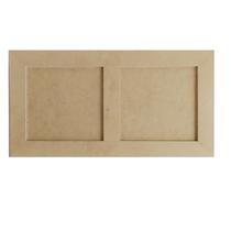 Kit 3 Quadro Duplo Retangular com Moldura e Fundo Fixo 2 Divisórias 38x20 Mdf 6mm Madeira Kit 3 Quadro Duplo Retangular com Moldura e Fundo Fixo 2 Divisórias 38x20 Mdf 6mm Madeira