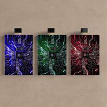 Kit 3 - Quadro Gamer Placa Mãe Nerd Pc Lol Cs Mdf Kit 3 - Quadro Gamer Placa Mãe Nerd Pc Lol Cs Mdf