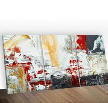 Kit 3 Quadros Decorativos Abstract Painting Midiapoparte