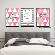 kit 3 quadros decorativos kit 3 quadros decorativos