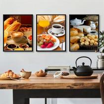 Kit 3 Quadros Decorativos Fotografias De CaféDaManhã 24x18cm Kit 3 Quadros Decorativos Fotografias De CaféDaManhã 24x18cm