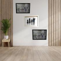 Kit 3 Quadros Decorativos Modernos Decoração para Sala, Quarto e Escritório