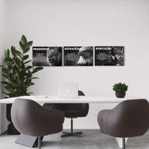 Kit 3 Quadros Escritório Empresa Home Office Motivação Frase Kit 3 Quadros Escritório Empresa Home Office Motivação Frase