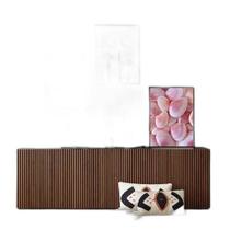 Kit 3 Quadros Fotografias Praia Rosada 33X24Cm