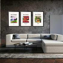 Kit 3 Quadros Grandes Matisse Collection 60x48cm
