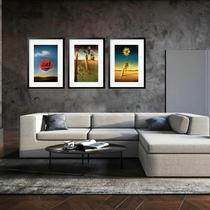 Kit 3 Quadros Grandes Salvador Dalí Collection I 60x48cm Kit 3 Quadros Grandes Salvador Dalí Collection I 60x48cm