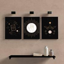 Kit 3 Quadros Místicos 45x34cm