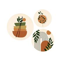Kit 3 Quadros Motivacionais MDF Pintura Orgânica Frases Kit 3 Quadros Motivacionais MDF Pintura Orgânica Frases