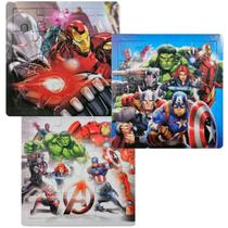 Kit 3 Quebra Cabeça Vingadores Hulk Thor Iron Marvel Disney Kit 3 Quebra Cabeça Vingadores Hulk Thor Iron Marvel Disney
