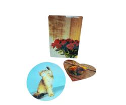 Kit 3 Quebra-cabeças Atividades Cognitiva Formas Aleatórias Kit 3 Quebra-cabeças Atividades Cognitiva Formas Aleatórias