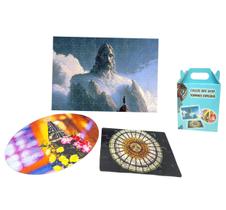 Kit 3 Quebra-cabeças Formatos Cognitivo para Idosos Arte Sacra