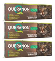 Kit 3 Queranon Pasta Avert Suplemento Alimentar Para Gatos 70 g