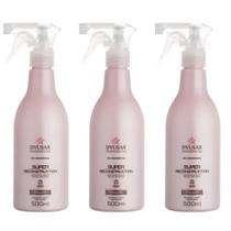 Kit 3 Queratina Cistina Super Reconstruction Dyusar 500 Ml