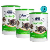 Kit 3 Ração Alcon Club Reptolife 270g