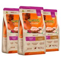 Kit 3 Ração Special Dog Ultralife Júnior Raças Pequenas Sabor Frango 10,1 Kg