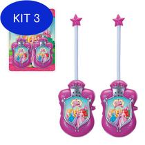 Kit 3 Radio de comunicação brinquedo Infantil menina