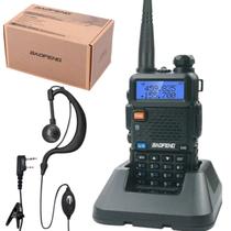 Kit 3 Rádios Baofeng UV-5R UHF VHF Walkie Talkie Profissional