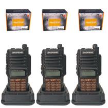 Kit 3 Rádios Baofeng UV9R 10W IP67 Walkie Talkie Profissional UHF VHF Kit 3 Rádios Baofeng UV9R 10W IP67 Walkie Talkie Profissional UHF VHF