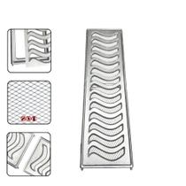 Kit 3 Ralos Elite 15x50 em Alumínio com Aro de Fixação e Tela Anti Insetos