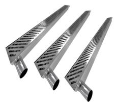 Kit 3 Ralos Industrial Inox Grelha Ante Inseto Resíduo 50CM