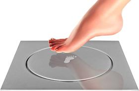 KIT 3 Ralos Inteligente Click Pop 10x10 AÇO INOX INVISÍVEL