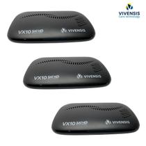 Kit 3 Receptores Digitais 5G HD - Vivensis