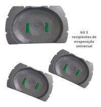Kit 3 Recipientes De Evaporação Universal Compressor Embraco