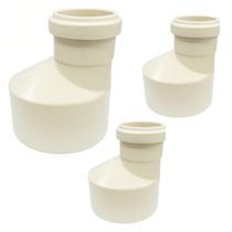 Kit 3 Redução 100x50mm Excêntrica Rígida p/ Esgoto SN Amanco Kit 3 Redução 100x50mm Excêntrica Rígida p/ Esgoto SN Amanco
