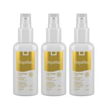 Kit 3 Redutor de Pelos Encravados Hair Puller Depilflax 120ml