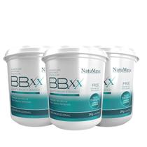 Kit 3 Redutor de Volume Livre de formol Bbxx Beauty Balm Xtended Free NatuMaxx 1kg