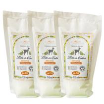 KIT 3 REFI L- Sabonete Líquido Suavitrat Leite de Cabra Original 350ml