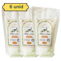 KIT 3 REFI L- Sabonete Líquido Suavitrat Leite de Cabra Original 350ml