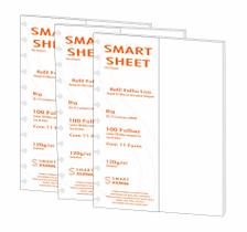 Kit 3 Refil Caderno Inteligente 120g 100 Folhas Liso Grande Kit 3 Refil Caderno Inteligente 120g 100 Folhas Liso Grande