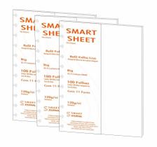 Kit 3 Refil Caderno Inteligente 120G 100 Folhas Liso Grande Kit 3 Refil Caderno Inteligente 120G 100 Folhas Liso Grande