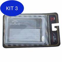 Kit 3 Refil Carteira Porta Cartão Ou Documentos Mitty Plástico