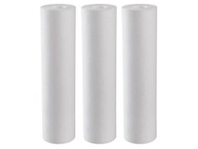 Kit 3 Refil Elemento Polipropileno Liso 10X2 1/2 50 Micras Kit 3 Refil Elemento Polipropileno Liso 10X2 1/2 50 Micras