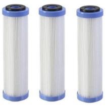 Kit 3 Refil Filtro Água 9.3/4 Plissado Lavável Caixa D'água