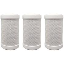 Kit 3 Refil Filtro Carbon Block 5 De Encaixe