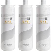 Kit 3 Refil Filtro De Agua Natural Lacrado C+3 Ibbl
