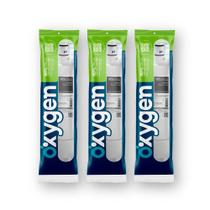 Kit 3 Refil Filtro Oxygen Compatível com Purificador Água Consul 3 Etapas Carvão Ativado OXcon