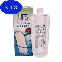 Kit 3 Refil Filtro Para Purificadores De Água Latina 3 Estágios - WFS