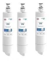 kit 3 Refil Filtro Purificador de Água FP4 Aparelhos Consul CPC31, CPC31AB, CPC31AF, CPC30AB, CPC30AF e CPB35AB.