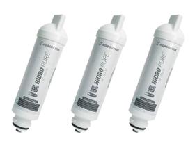 Kit 3 Refil Filtro Purificador Electrolux Acqua Pure 4X PE12