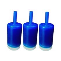 Kit 3 Refil Filtro Rosca Longa Granular Carbon Torneira Bica