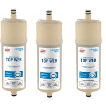 KIT 3 Refil Filtro Top Web Purificadores Bliss e Hf By Hebe