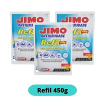 Kit 3 Refil Jimo Antiumidade 450g Evita Maus Odores Mofo Bolor E Fungos Protege Armarios Closets Gavetas Quartos Roupas E Ambientes Fechados