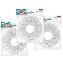 Kit 3 Refil Microfibra Esfregão Mop Fit e Odyssey Fit Flash Limp RMOP5011 Kit 3 Refil Microfibra Esfregão Mop Fit e Odyssey Fit Flash Limp RMOP5011