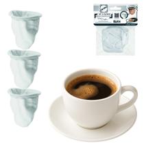 Kit 3 refil mini coador café individual filtro pano pequeno