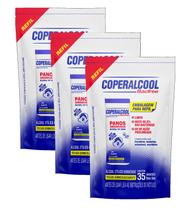 kit 3 Refil Pano Umedecido Coperalcool Bacfree Classico 35 unidades